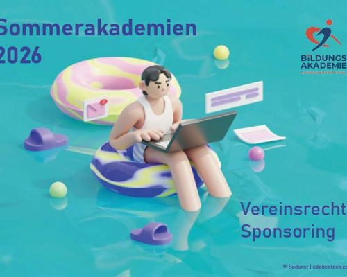 Sommerakademien 2026: Vereinsrecht und Sponsoring kompakt vermittelt
